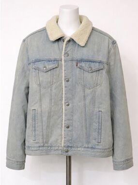 NWT Levi's Sherpa Lines Jean HEAVY Jacket Size XL